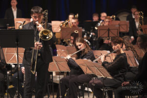 Photo de l'Harmonie de la ville d'Héricourt- Haute-Saône Photo de concert prise par IMAGES et EMOTIONS Véronique Photographe Evènements, Concert Spectacle