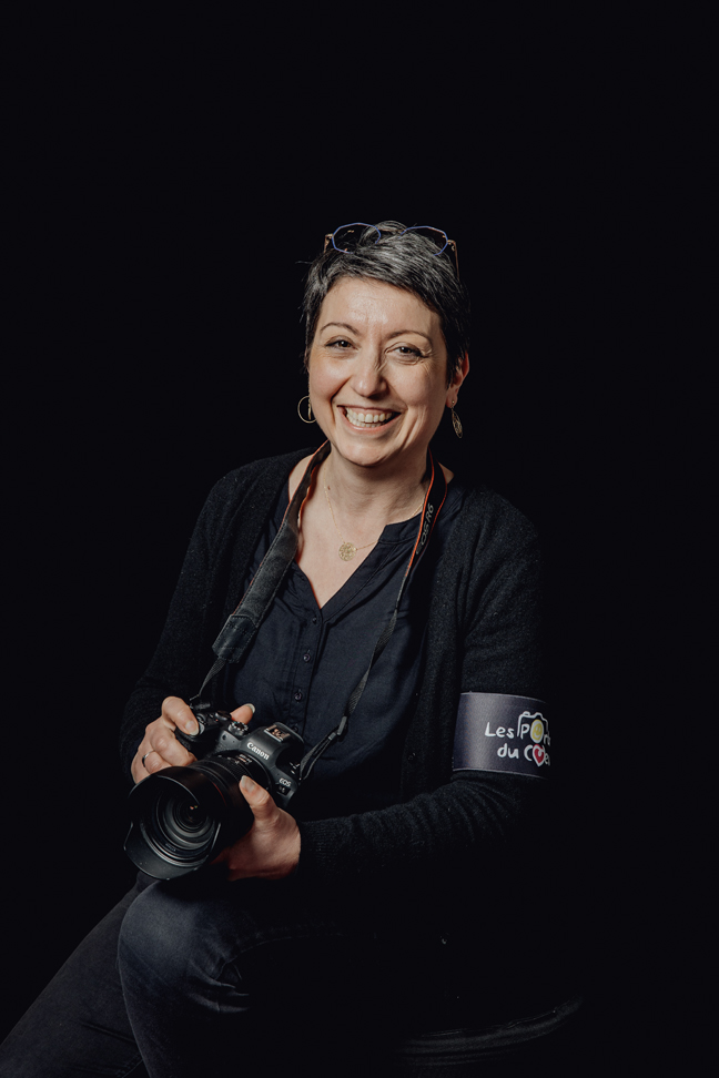 Véronique NOEL lors des portrait du coeur à Besançon en 2025
