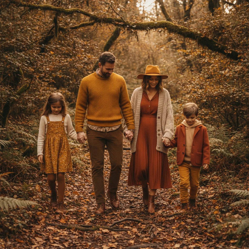 séance photo en automne